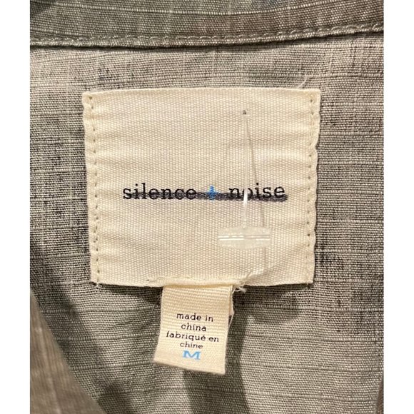 SILENCE + NOISE  Biker Camo Floral Embroidery Vest - Picture 4 of 6